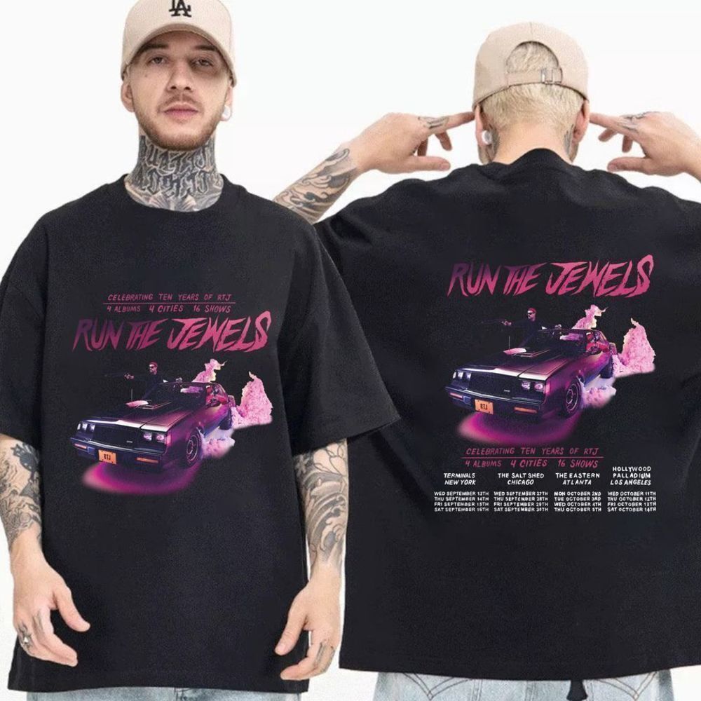 Run The Jewels Concert Png Run The Jewels 2 Sided T Shirts